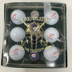 Vintage Linkswalker Golf Ball Divot Set Mark Martin NASCAR Official‎ License